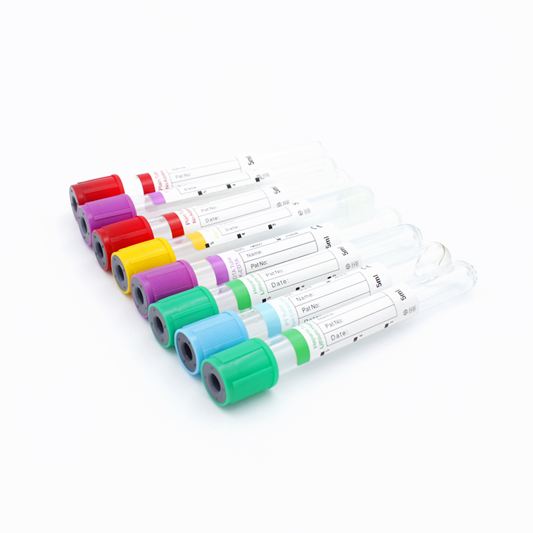 Disposable Medical Test Pet Glass Plain/Procoagulation/Gel&amp; Clot Activator/ Glucose/PT/Heparin/EDTA K2 K3/ESR Vacuum Blood Collection Tube