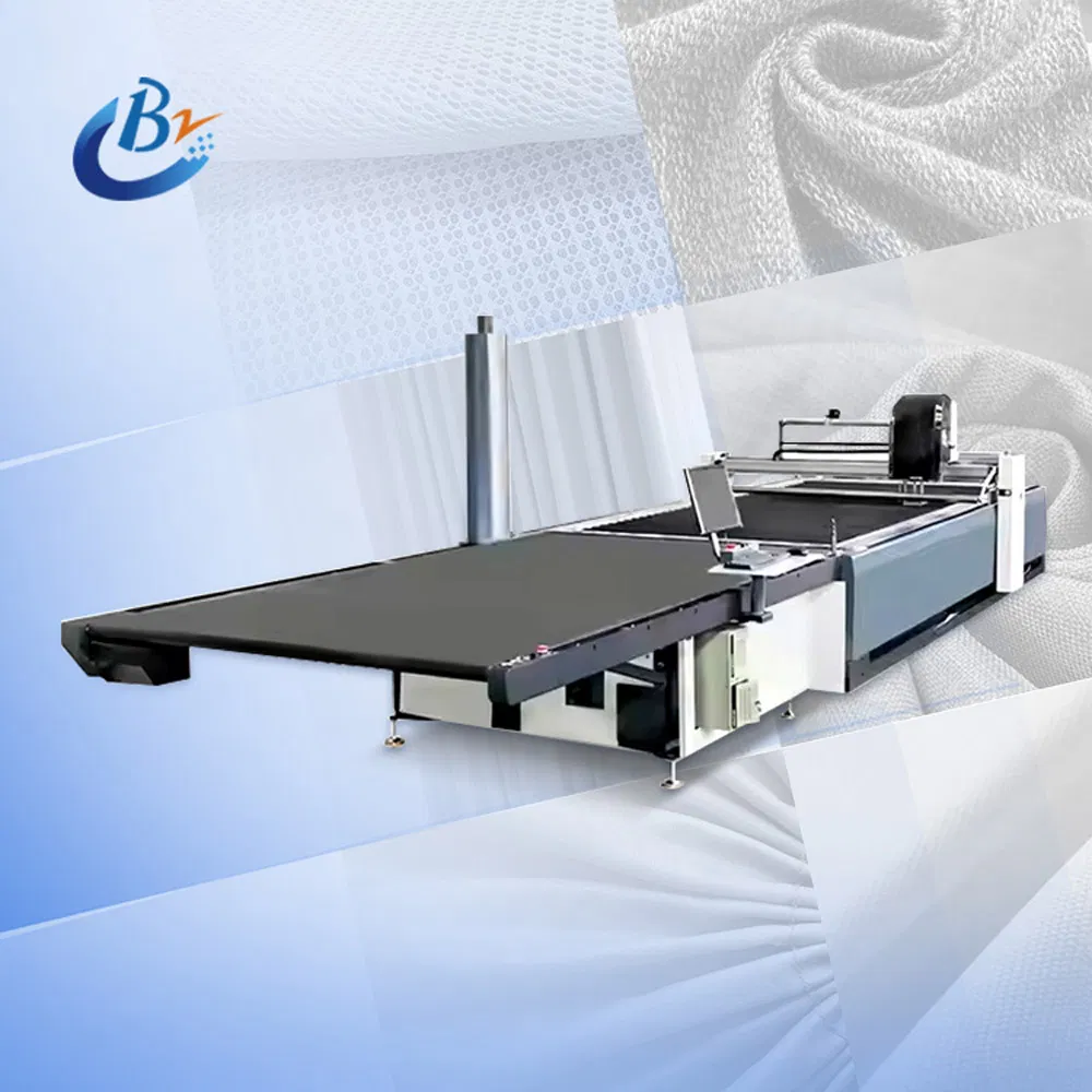 Factory Direct Sale Digital Industrial Apparel Knitted Body Armor Roll-Feeding CNC Cutting Machine Textile Workwear Automatic Fabric Cutting Machine