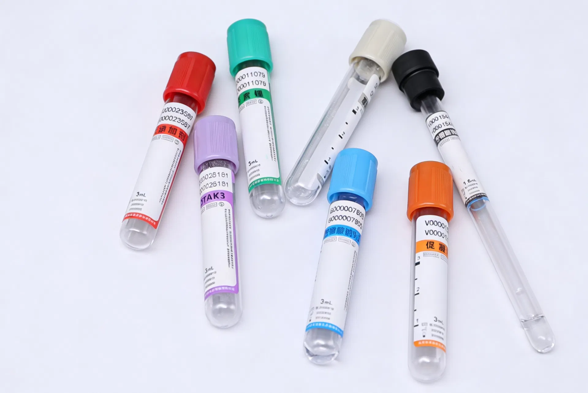 Vacuum Blood Collection Tube Header
