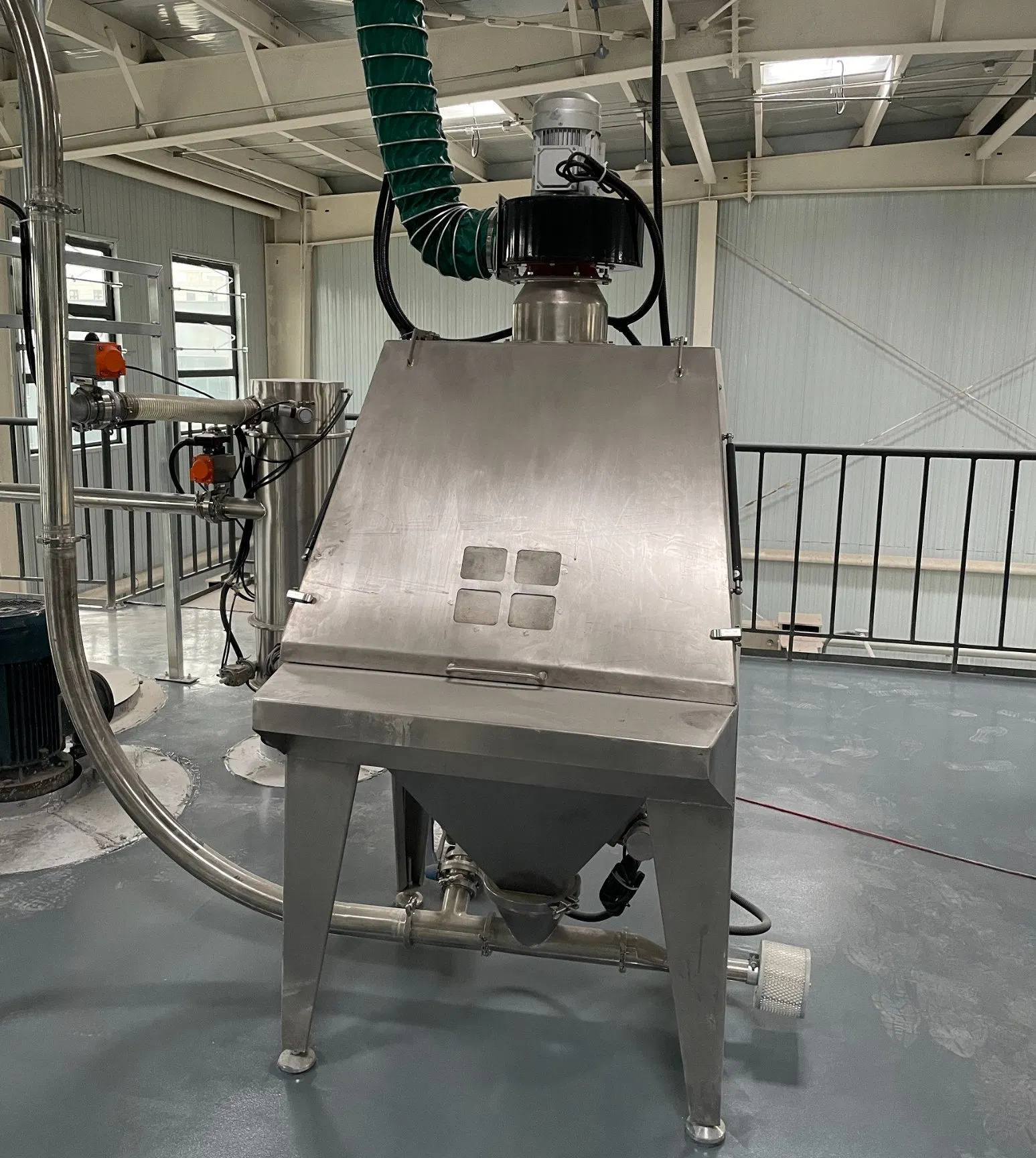 Bulk Material Handling 5kgs-50kgs Small Bag Unpacking Unloader Feeding Station