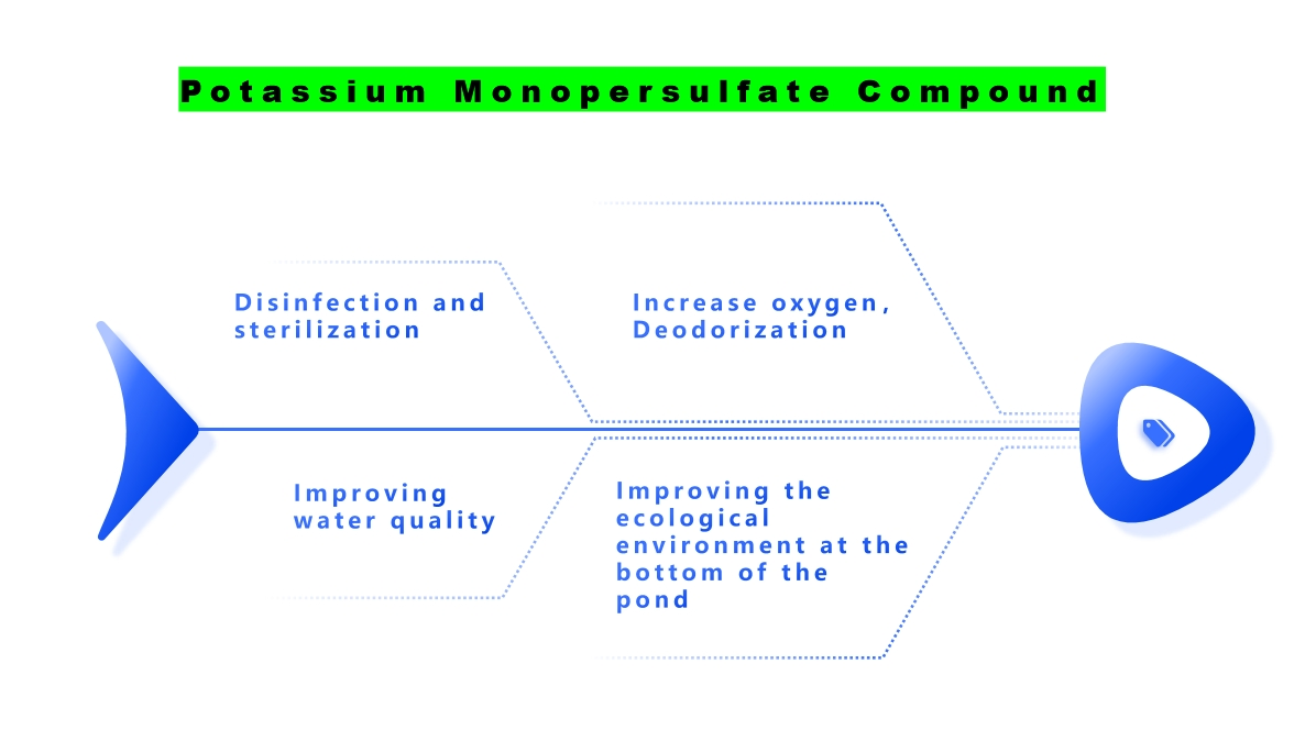 Potassium Monopersulfate Composite Salt Kmps Pmps Poultry Chicken Pig Farm Disinfectant for Water Sanitation
