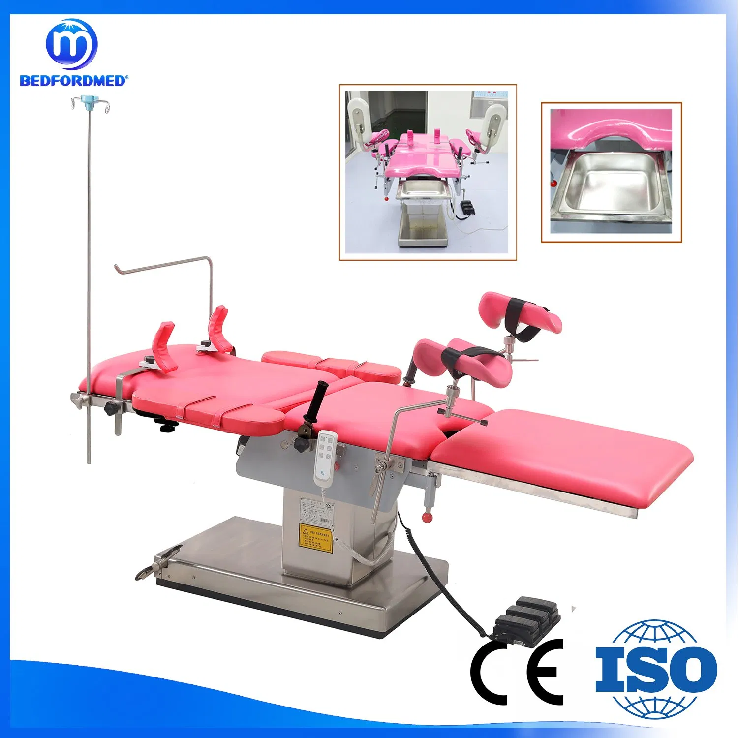 Clinic Electric Gynecological Surgery Table Delivery Table Me99b-1