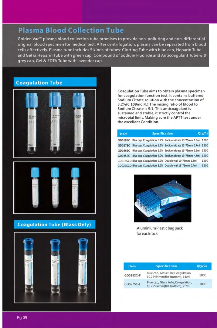 Tube Specification 5