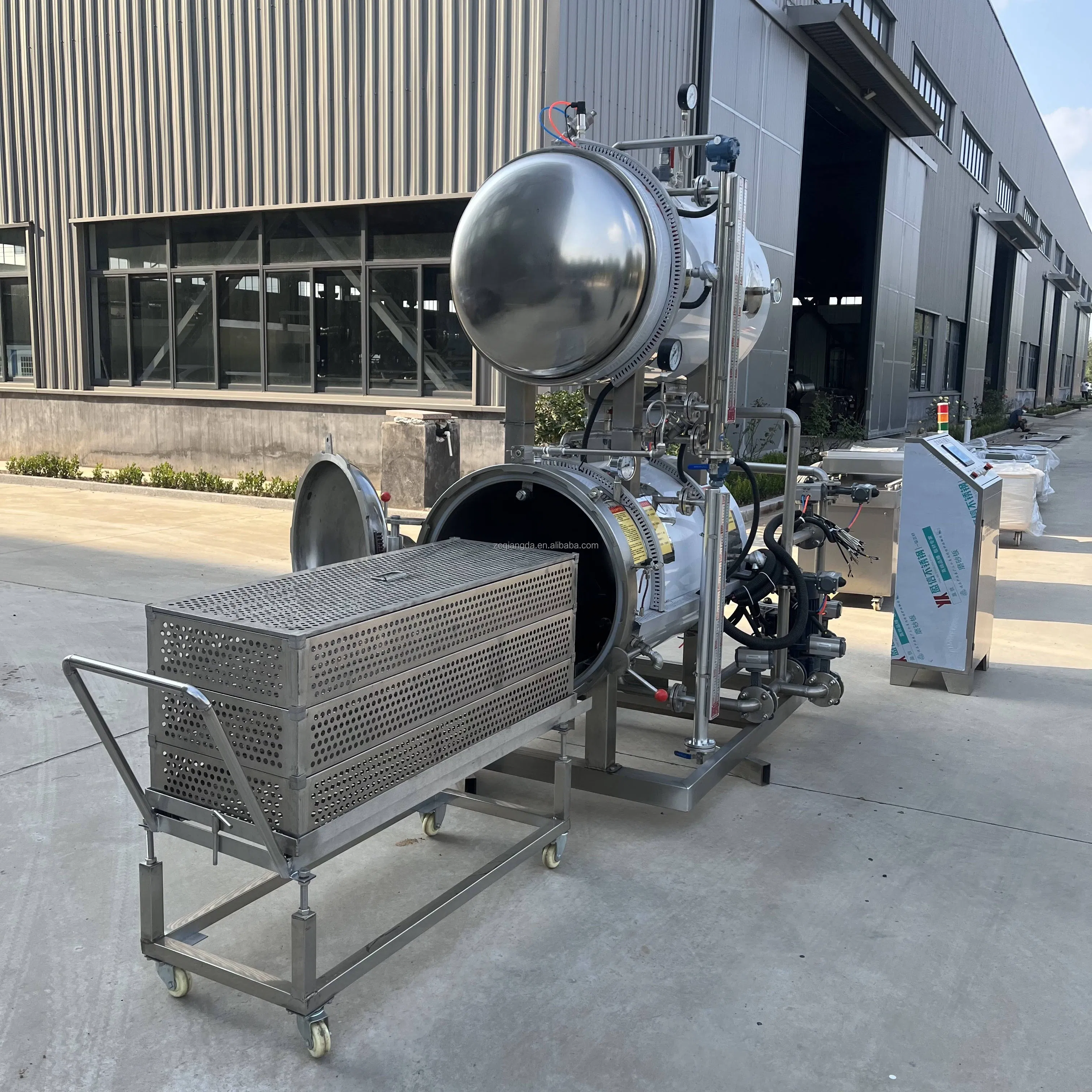 Fully Automatic Autoclave for Food Sterilizer Retort Machine, Canned Food Sterilization Retort Machine Sterilizing