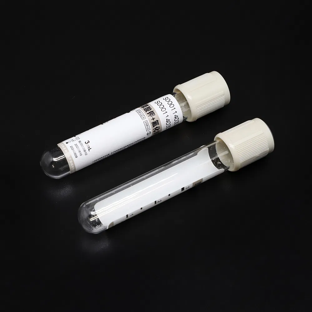 Pet/Glass 4ml 6ml EDTA Pyrogen Free Sodium Citrate Clot Activator Blood Collection Tube