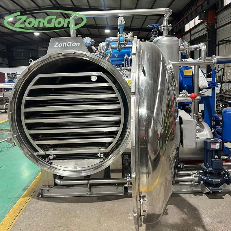 Full Automatic High Temperature Spices Retort Sterilization Autoclave Machine