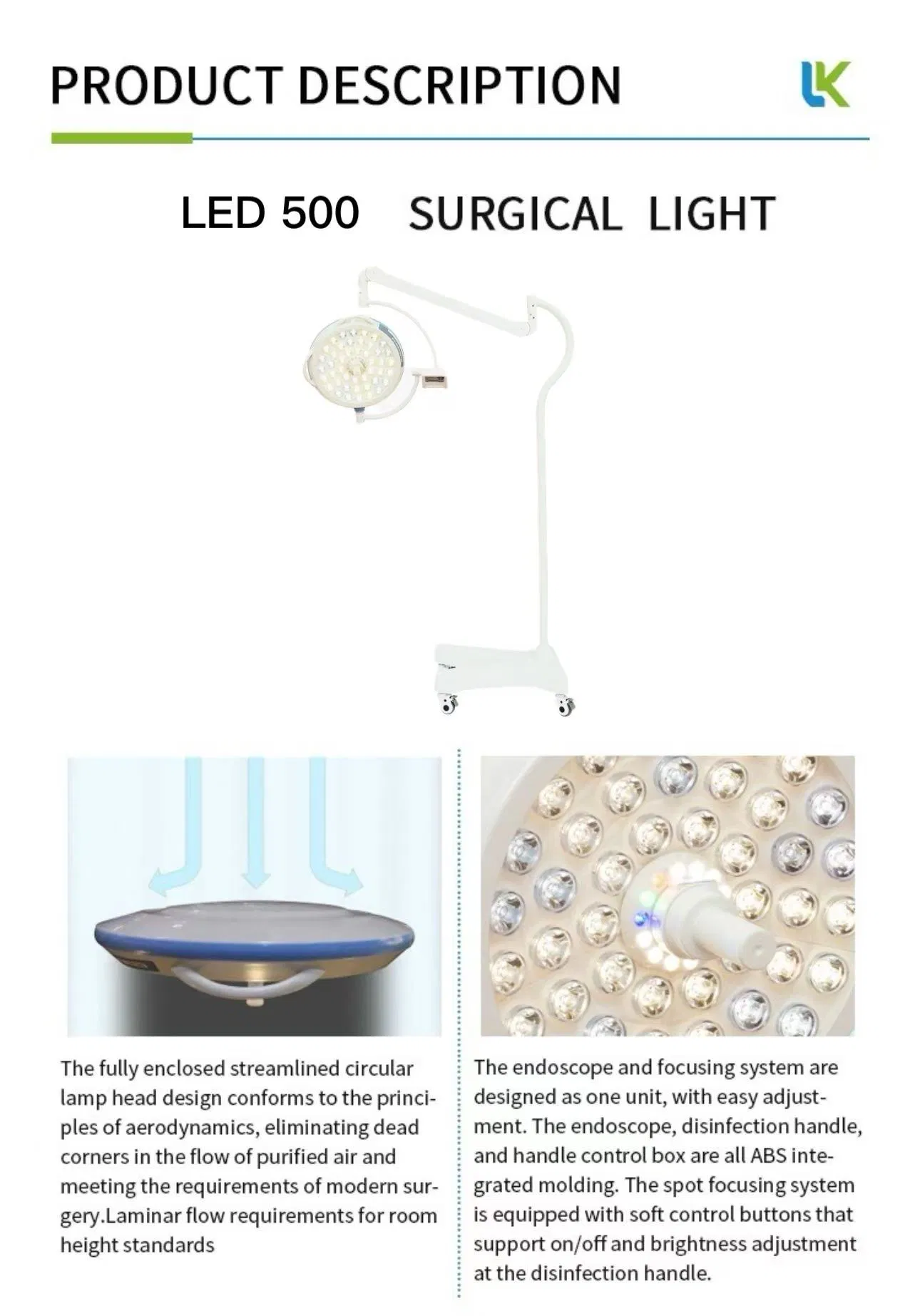 Premium Mobile Examination Lamp for Surgical Gynecology Use