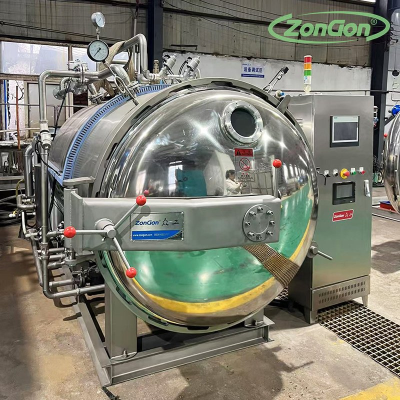 Full Automatic High Temperature Spices Retort Sterilization Autoclave Machine