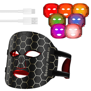 Red Light Therapy for Face &amp; Neck Therapy Mask Rechargeable Red Light Mask for Skin Care Suitable for Home or Travel Use