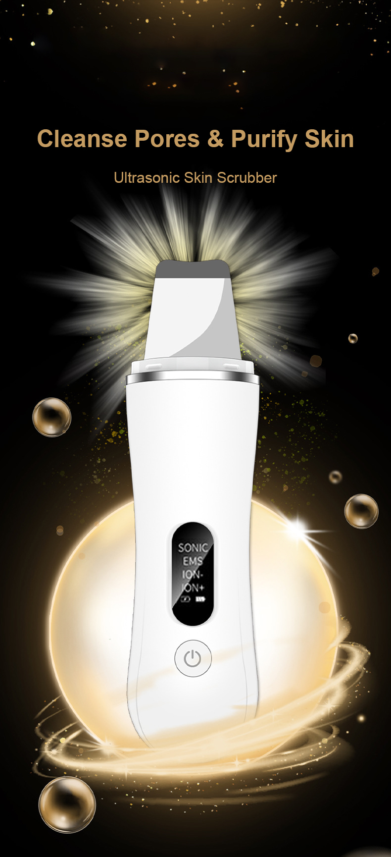 Ultrasonic Skin Scrubber Detail 1