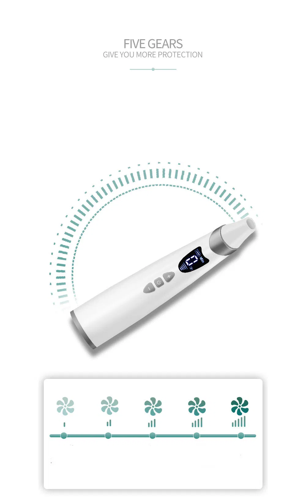 New Visual Blackhead Remover HD Electric Pore Vacuum Acne Extractor Facial Cleaner Visual Display