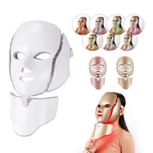 7 Colors LED Mask Face Neck Photon LED Light Therapy for Skin Rejuvenation Collagen Wrinkle Facial Skin Care