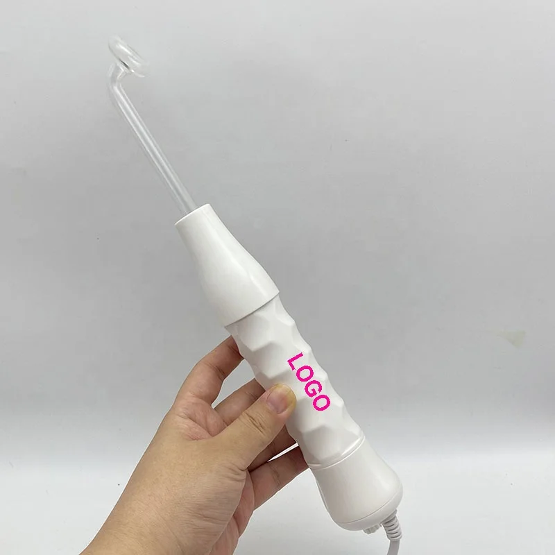 Custom Handheld 4 in 1 High Frequency Hair Wand Skin Rejuvenation High Frequency Facial Machine With Comb High Frequency Wand