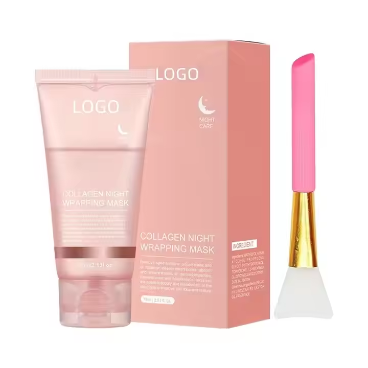 LED Light Therapy Facial Mask Red Light & Peel-Off Cream Crystal Face Mask