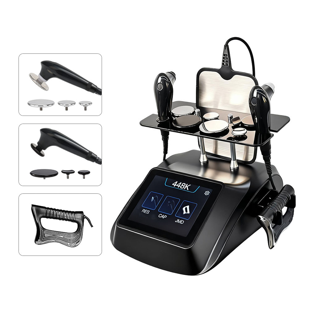 Portable 3 In 1 Face &amp; Neck Lifting 448khz Tecartherapies Machine