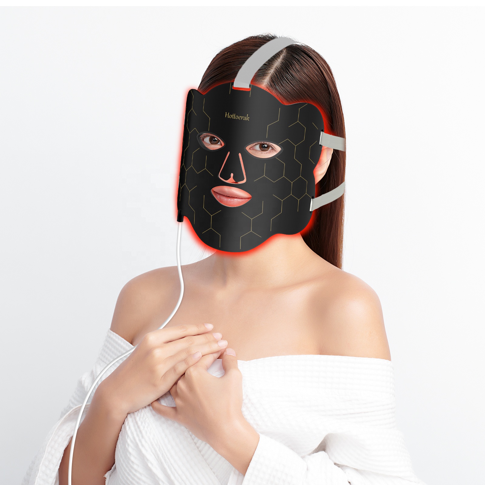Guangdong Manufacturers Redlight Led Anti Aging Light Mask Led Light Therapy Mask Silicone Facial Led Mask