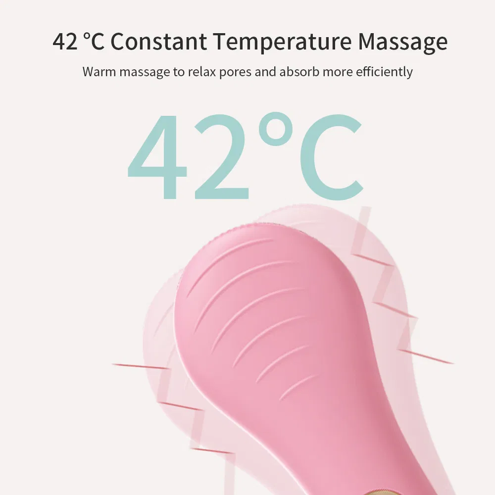 Portable Rechargeable Waterproof Electric Face Cleansing Brush for Deep Cleaning Beauty Wireless Sonic Facial Cleansing Brush