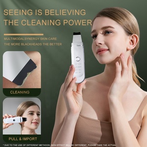 Beauty Equipment Wholesale Portable Ion Facial Spatula Face Peeling Skin Scrubber Face Scrubber