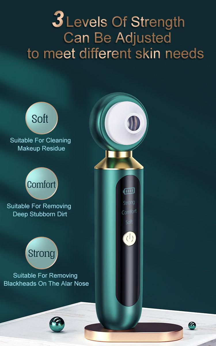 Latest Facial Blackhead Remover Electric Acne Cleaner LED Light Pores Cleaner Blackhead Vacuum Sucker