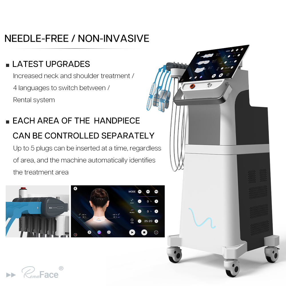 Renaface Radio Frequency Electromagnetic Face Muscle RF Lifting Facial Sculpting Machine Price