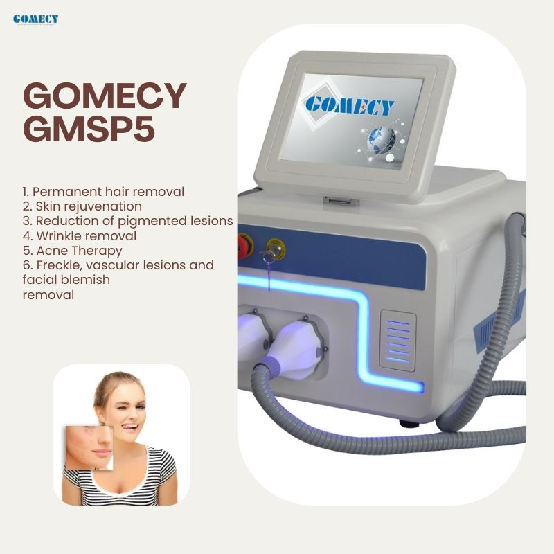 Non Invasive IPL Skin Care Device for Wrinkle Acne and Pigmentation Reduction Treatments