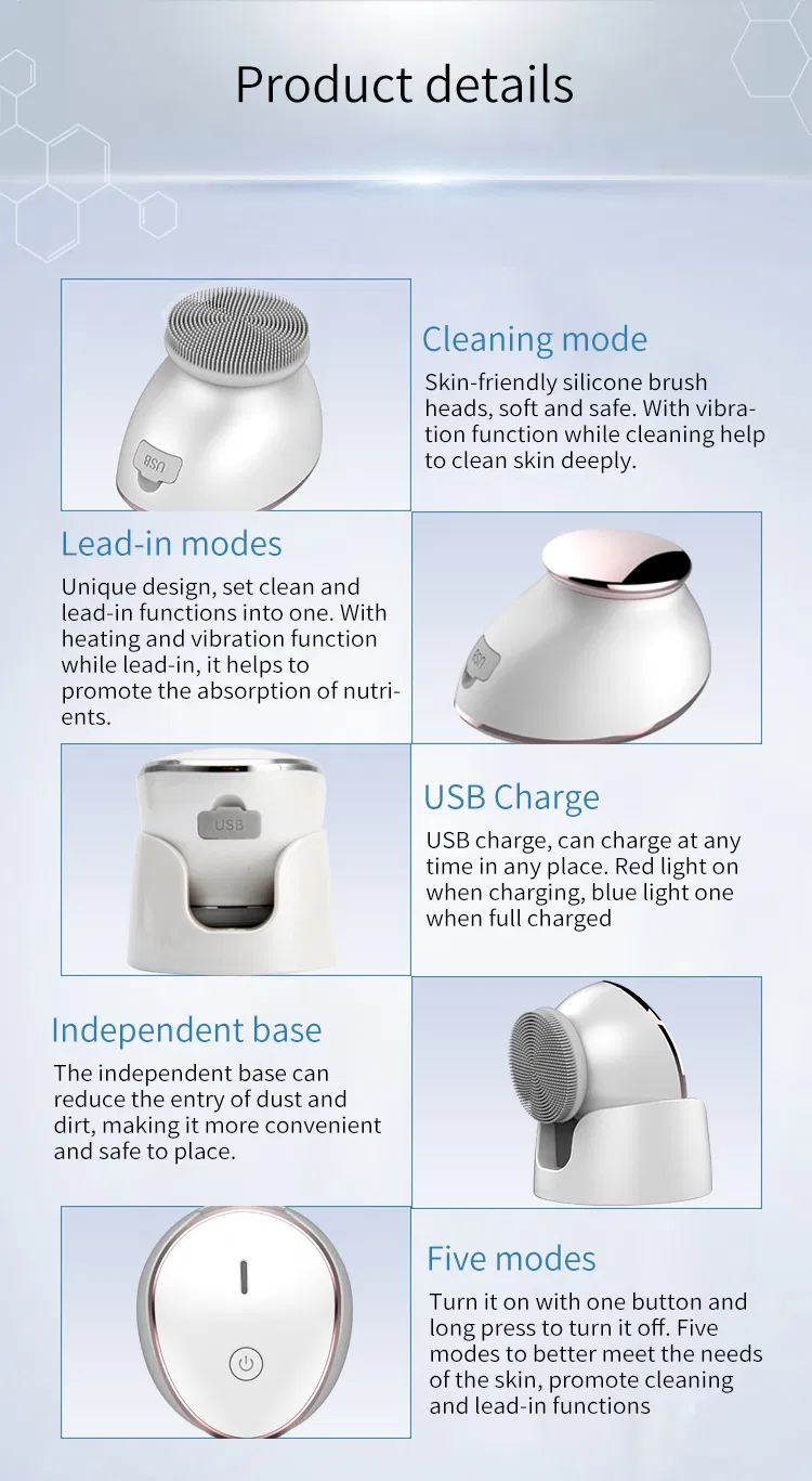 Electric Facial Cleansing Brush - Deep Pore Cleaner & Exfoliator