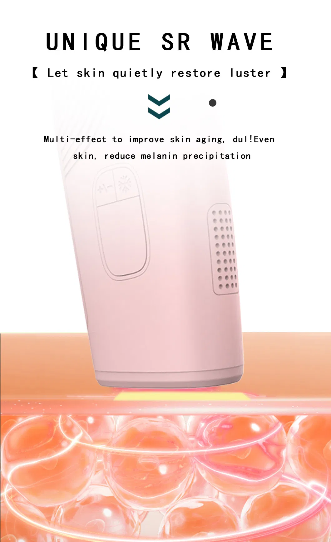 Multi-Functional 3in1 Household Electric Acne Treatment Skin Care IPL Hair Removal Device