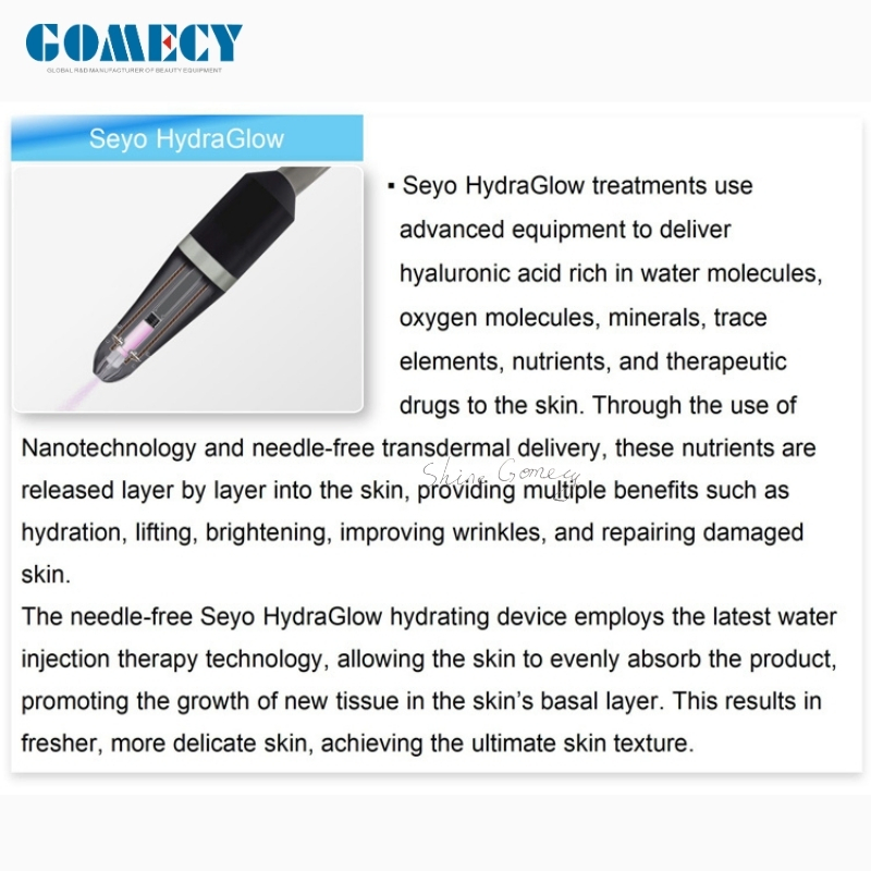 D65 2in 1 Vacuum Blackhead Remover Skin Rejuvenation Skin Scrubber Water Facial Oxygen Jet Desktop Bubble Machine