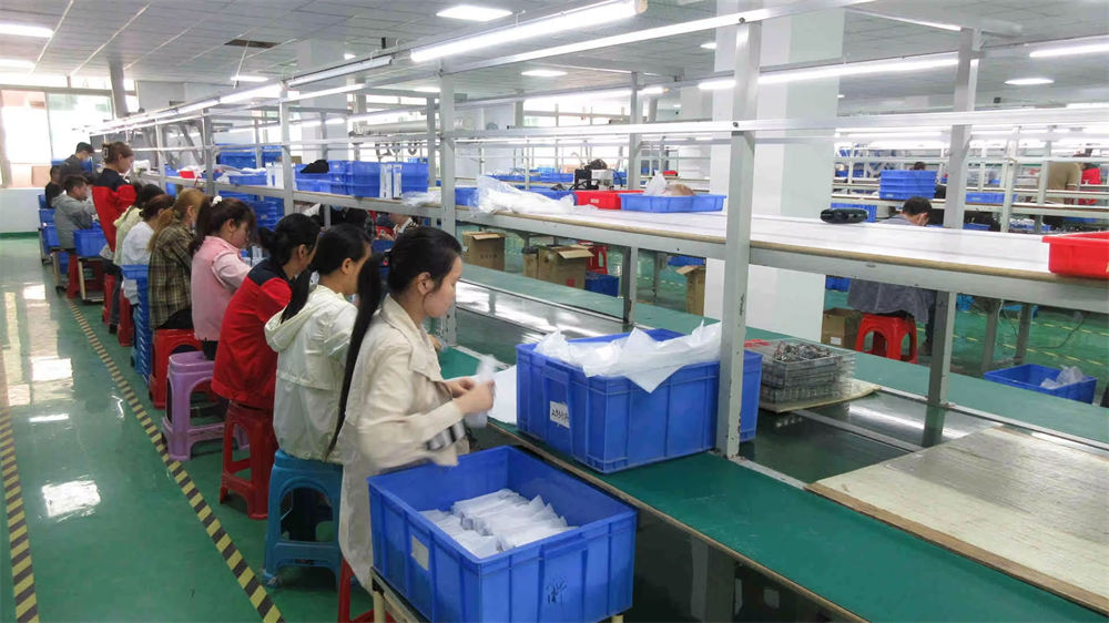 BryMax Beauty main assembly line — high-efficiency production floor with automated processes