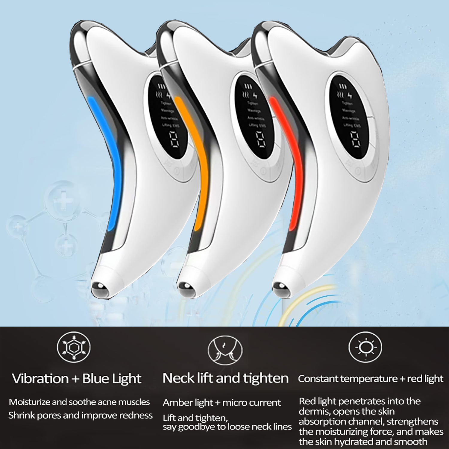 Guasha Face beauty massager details 5