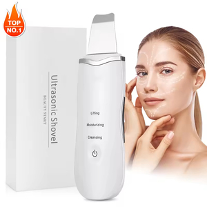 Factory Portable Ultrasound Skin Spatula Peeling Ultrasonic Face Skin Scrubber Usb Cable Skin Cleaning Uv Ultrasonic Cleaner