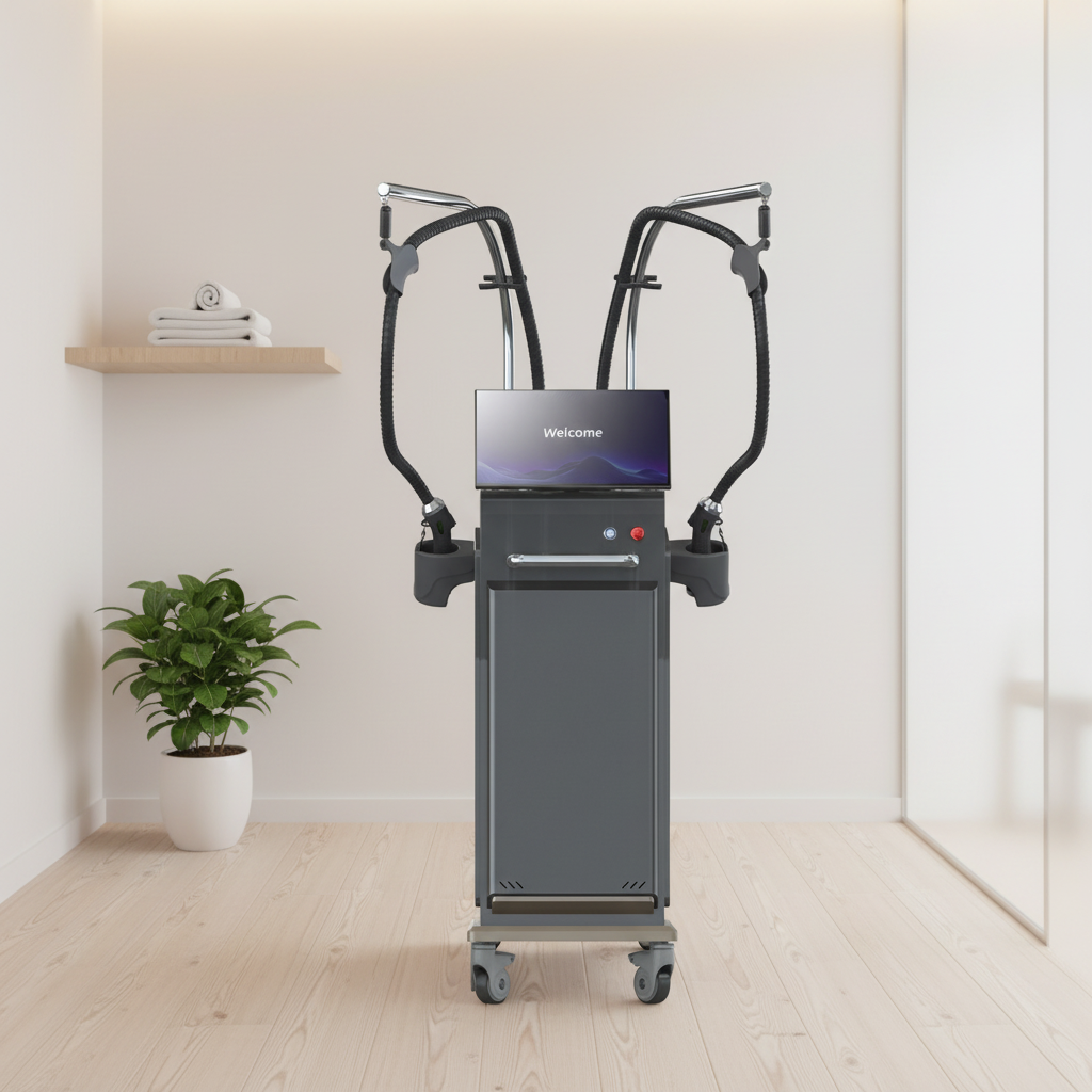 Coolwave Micro Wave 80% Fat Reduction Safe Weight Loss Body Slimming Air Cooling Standing ONDA Machine