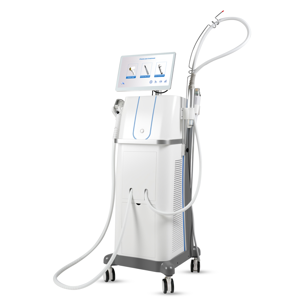 2025 Newest 4k 3in1 Multifunctional Nd Yag Tattoo Removal Rf Skin Tightening 808 Diode Laser Hair Removal Machine Price