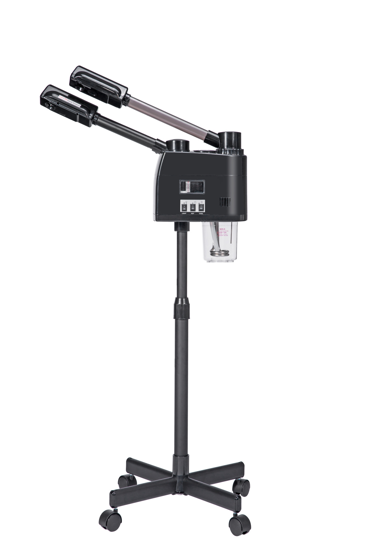 S.W Beauty 2 in 1 Facial Steamer Esthetician Steamer with Hot &amp; Cold Nozzle Face Steamer for Salon Spa Oxygen Jet Facial Machine
