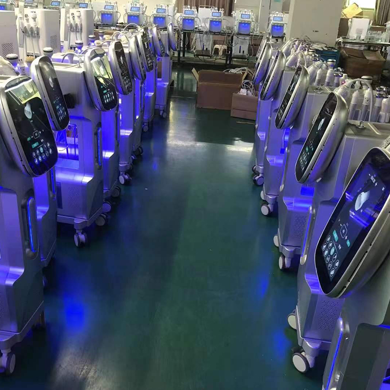 Hydro Machine 9-in-1 Aqua Peel Microdermabrasion Hydra Beauty Facial Care H2O2 Oxygenation and Glow Skin with US Plug