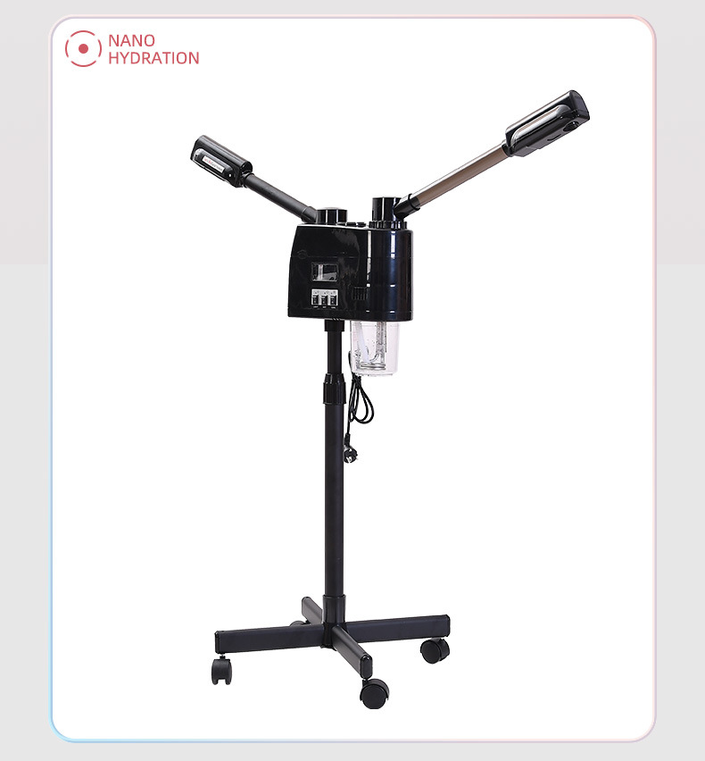 S.W Beauty 2 in 1 Facial Steamer Esthetician Steamer with Hot &amp; Cold Nozzle Face Steamer for Salon Spa Oxygen Jet Facial Machine