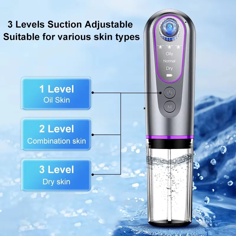 Pore Vacuum Blackhead Remover Multi-Functional Facial Smart Handheld Suction Machine Electric Vacuum
