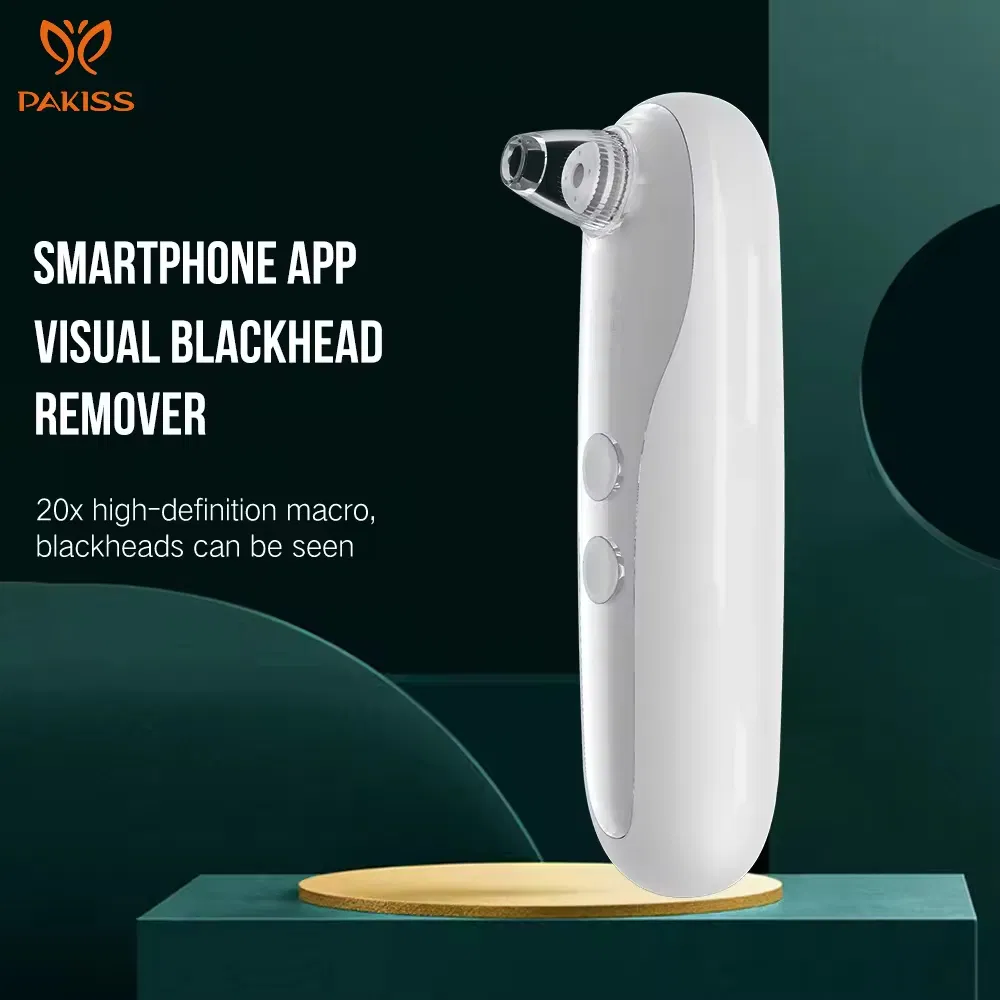 Pakiss Electric Blackhead Remover, Painless Pore Vacuum for Deep Skin Cleaning