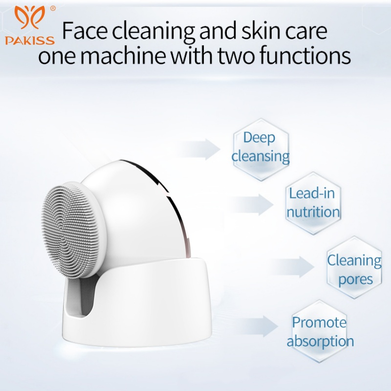 Pakiss Electric Facial Cleansing Brush - Deep Pore Cleaner &amp; Exfoliator