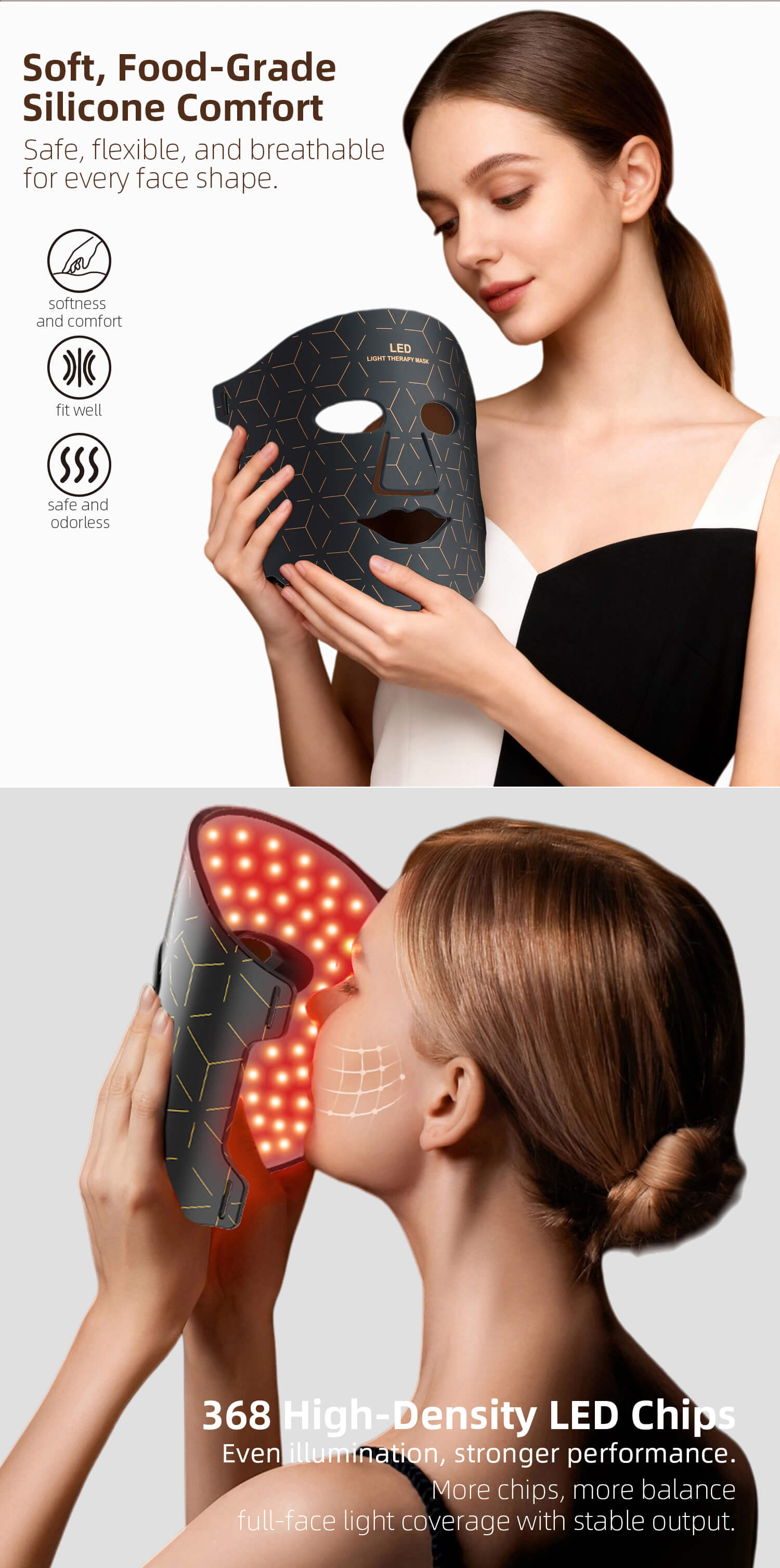 LED Light Therapy Mask usage 2