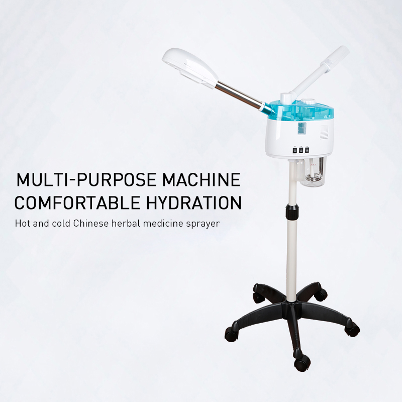 Best Sellers Standing Hot And Cold Vaporizador De Ozonio Facial Deep Cleaning Vaporizador Beauty Salon Facial Steamer