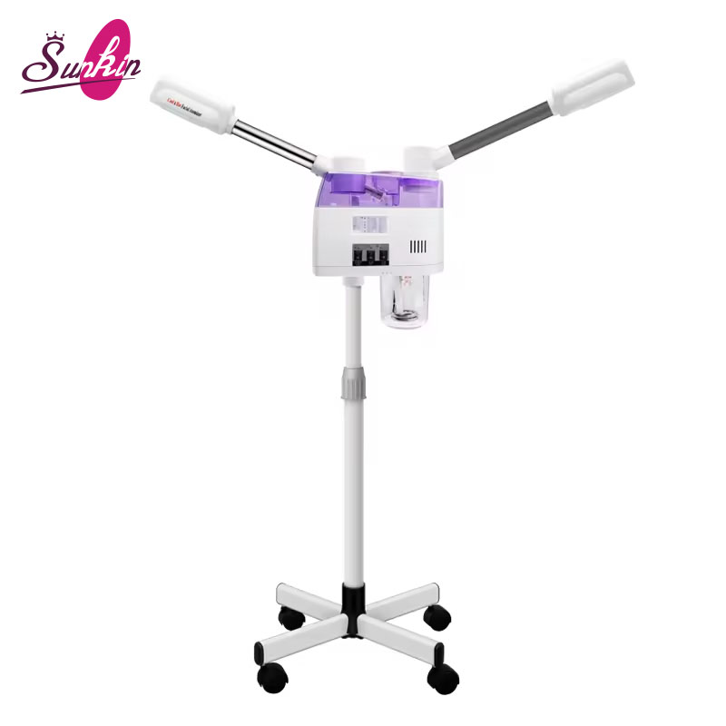 High Quality Double Tube Hot and Cold Spray Machine Professional Salon Face Steamer Skin Hydration Spa Equipment