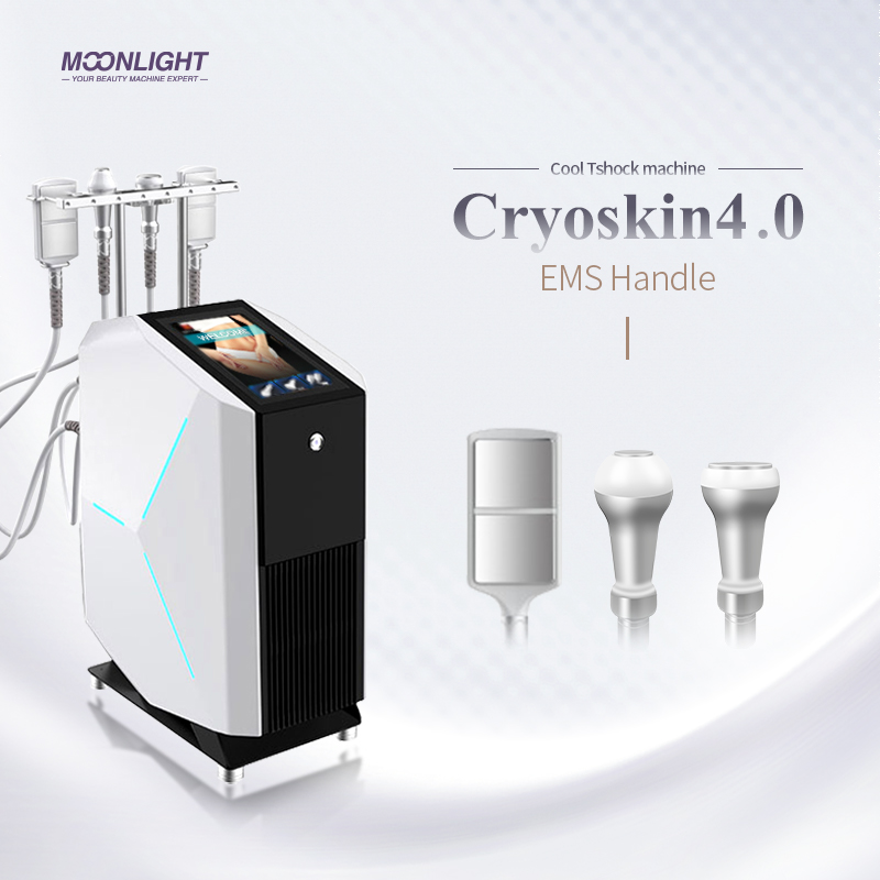 Newest Cryoskin EMS Thermal 4.0 Tshock Cryo Slimming Toning Machine Cellulite Decrease Cryoskin Therapy Machine For Face Body
