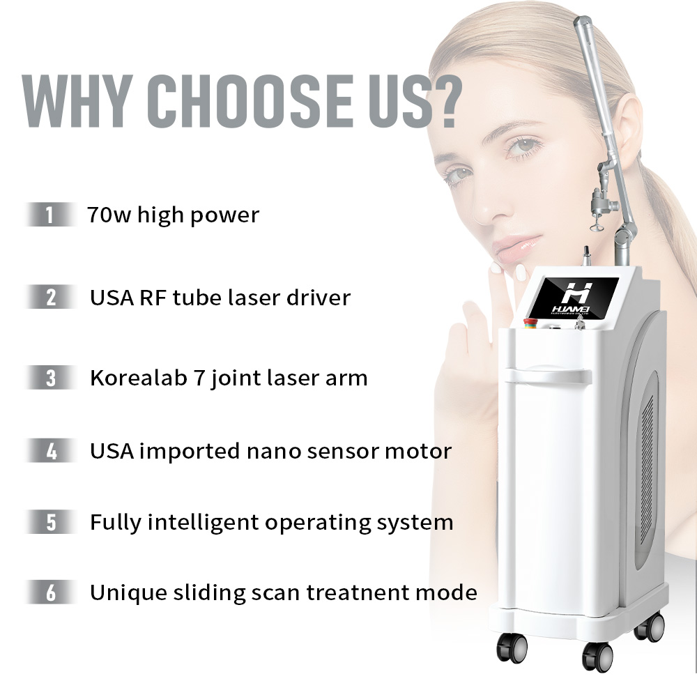 Beauty Stretch Marks Skin Scars Removal Vaginal Tightening Rf Fractional Co2 Laser Machine