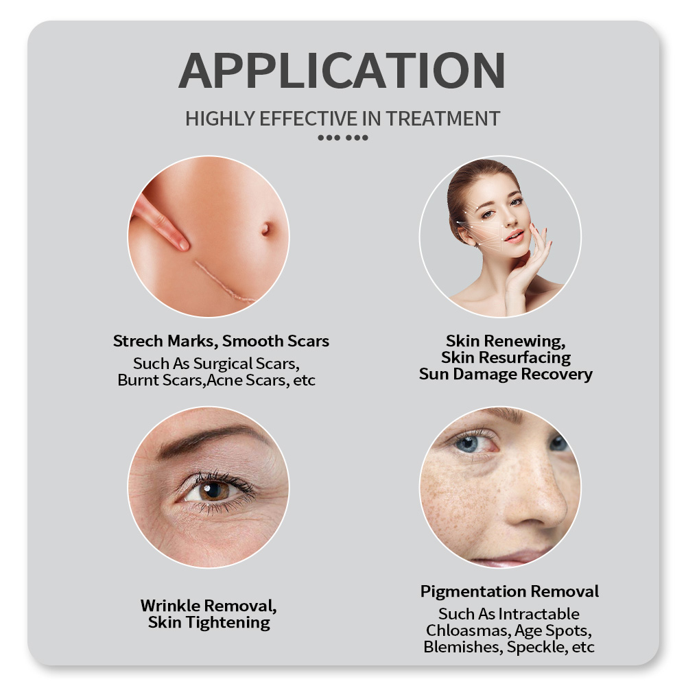 Beauty Stretch Marks Skin Scars Removal Vaginal Tightening Rf Fractional Co2 Laser Machine