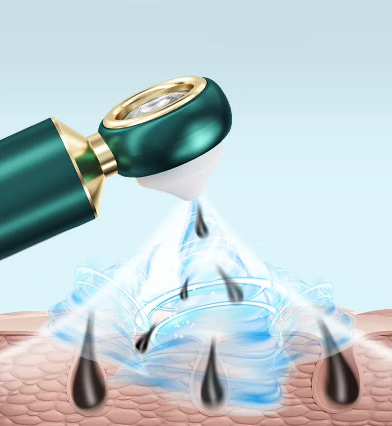 Latest Facial Blackhead Remover Electric Acne Cleaner LED Light Pores Cleaner Blackhead Vacuum Sucker