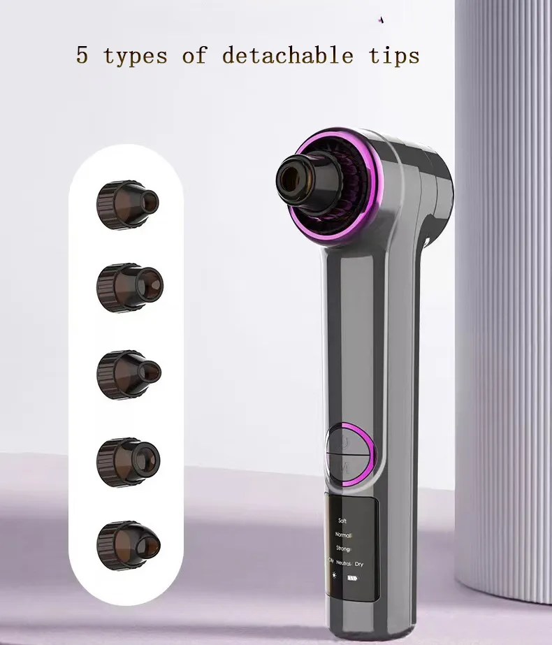Acne Remove Tool USB Rechargeable Electric Deep Facial Pore Cleaner Vacuum Blackhead Remover