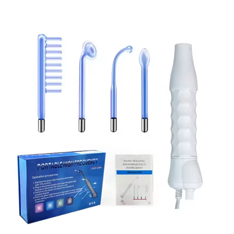 High Frequency Electrode Glass Tube Wand Beauty Therapy Machine Details