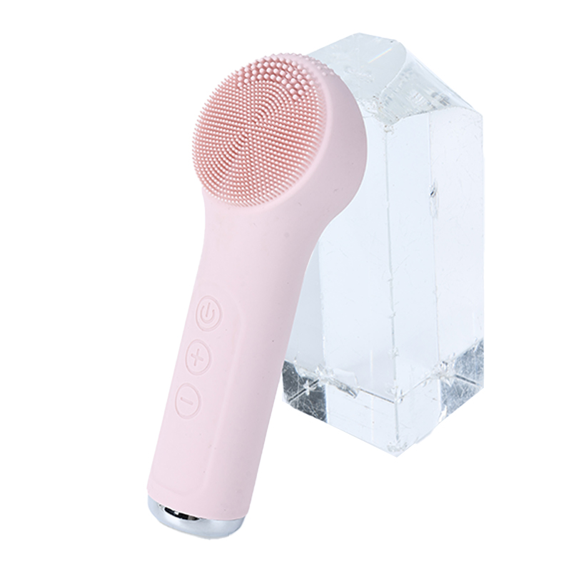 Facial Massager Face Cleaning Brush Skin Scrubber Silicone Electric Facial Cleansing Brush Waterproof Ipx7 with CE