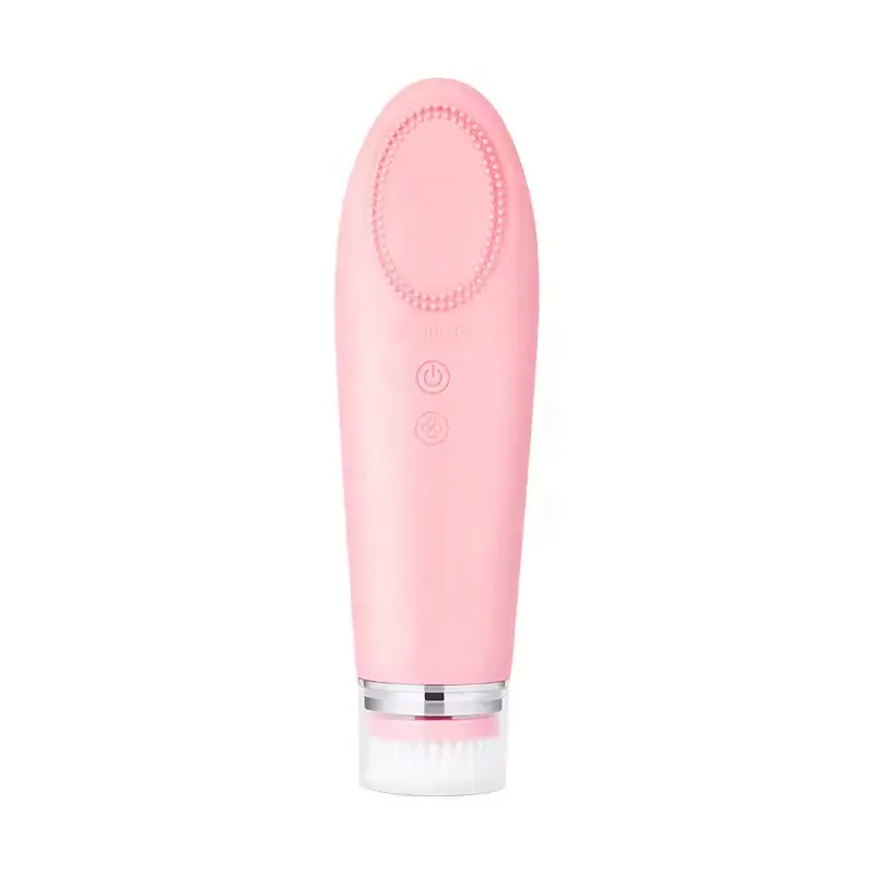 3 in 1 Face Heating Massage High Frequency Vibration Deep Cleansing Brush Electric Skin Rejuvenation Face Cleaning Brush